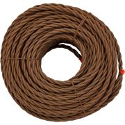 Ретро провод 3х2.5 коричневый(50м)