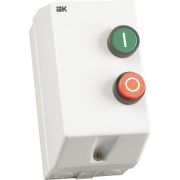Пускатель магнитный КМИ 9А катушка управления 380В АС IP54 с кнопками П+С РТИ-1314