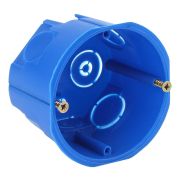 Коробка установочн. КУТ 68х45мм для твердых стен саморез. синяя IP20 (200/4000)