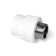 Муфта комбинированная 25x1/2' НР полипропиленовая PPR белый