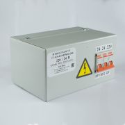 Ящик с понижающим трансформатором ЯТП 0.25 220/12В IP31 с двумя автоматами