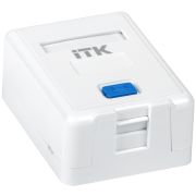 Корпус настенной розетки для 1 модуля Keystone Jack