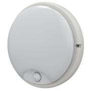 Светильник светодиодный ДПО 4100Д 12Вт IP54 4000K круг белый с инфракрасным датчиком движения
